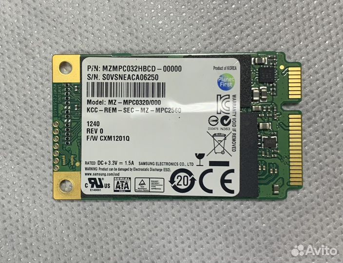 SSD Samsung mzmpc032hbcd