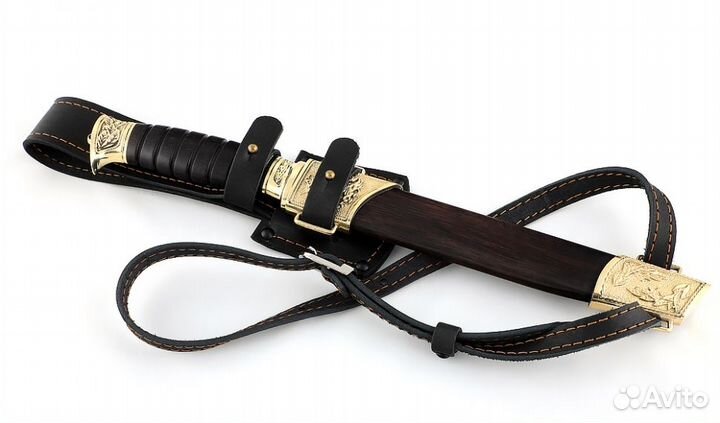 Нож казачий Пластун, сталь S390 Bohler, рукоять и