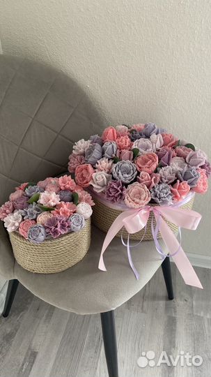 Букет цветов из мыла