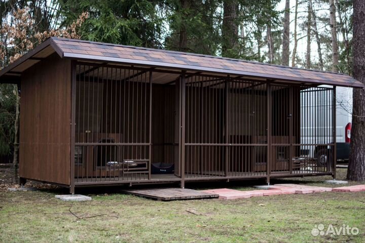 Вольер для собак уличный утепленный