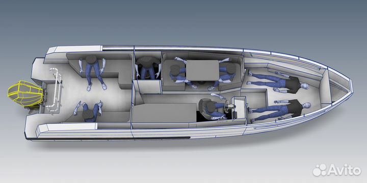Новый Катер Breakwater 900