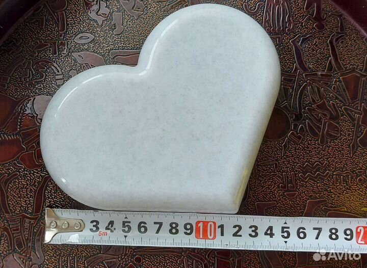 Шкатулка Сердце пластик