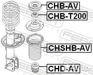 CHB-T200 Подшипник опоры амортизатора chevrolet