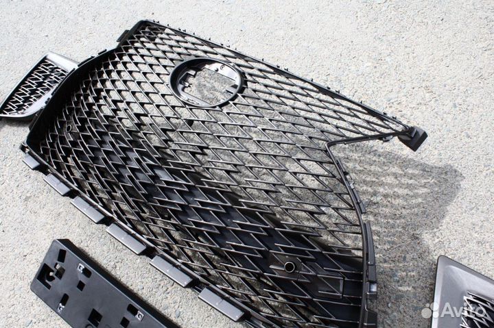 Lexus RX 2019+ Обвес F-Sport решетка и губа W2NF3