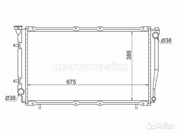 Радиатор subaru, subaru legacy, subaru legacy 93-98 BD#, subaru legacy BD# 93-98