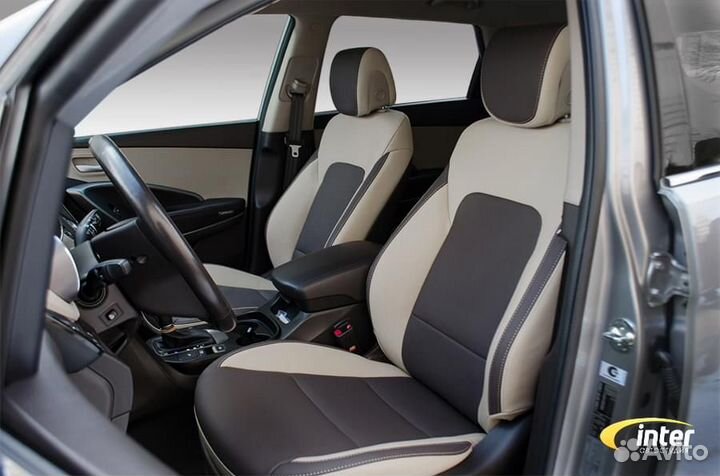 Перетяжка сидений hyundai santa FE (3GN) 2012-2019