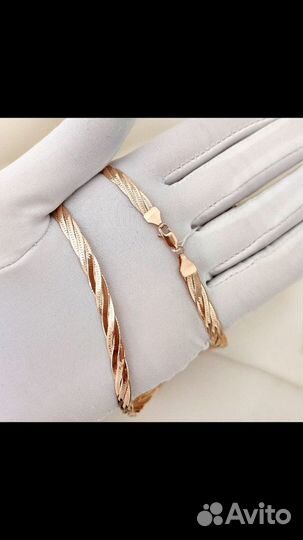 Золотое колье 585