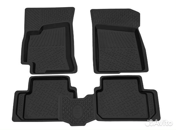 Коврики салона Chevrolet Lanos 96-09г rezkon