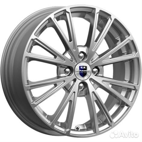 Диски K&K Меандр 6x15 4*100 ET40 DIA60.1 Дарк платинум Литой
