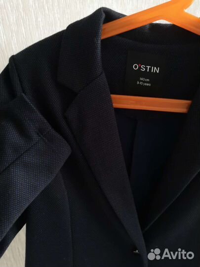 Жакет, пиджак школьный р. 140