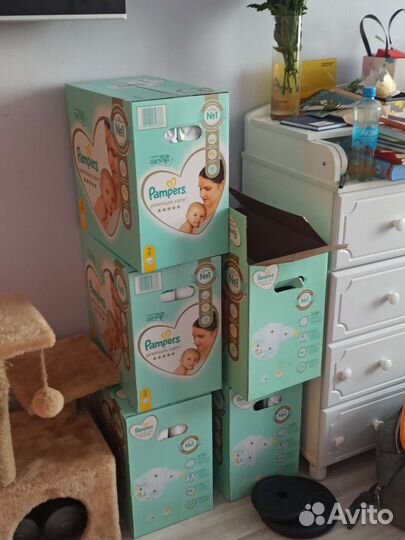 Подгузники pampers premium care 2