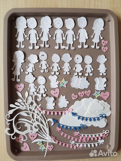 Набор для скрапбукинга. Малыши