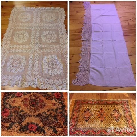 Скатерти на стол. Ковер плюш. Подзор на кровать