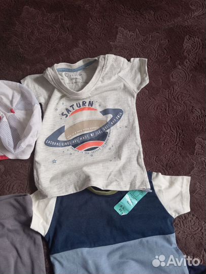 Детские вещи пакетом на мальчика 68 74