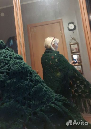 Шаль шерсть