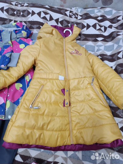 Куртки на девочку 98-104