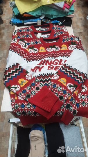 Пуловер унисэкс.новый год