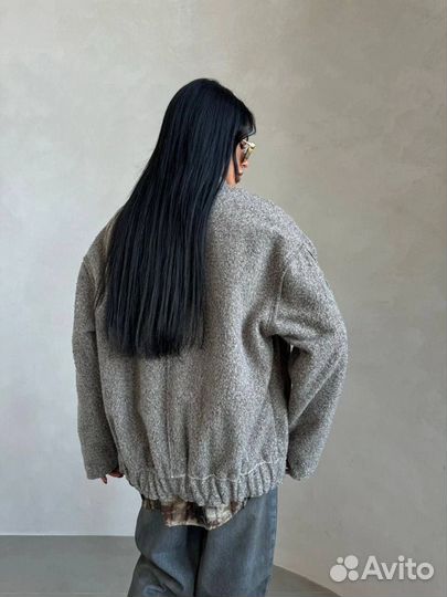 Кашемировый бомбер женский