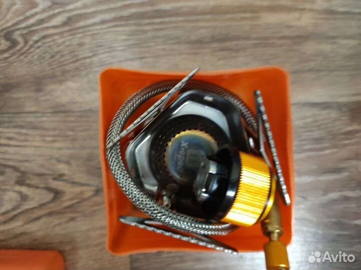 Туристическая горелка газовая в макс. компл. Новая