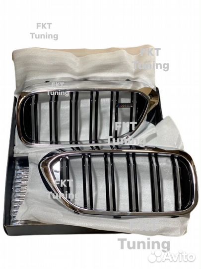 Решетка радиатора BMW 5 series G30 до рест хром