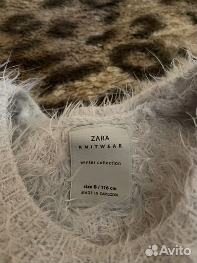 Свитер zara для девочки 116