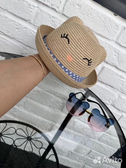 Шляпа детская hm + очки