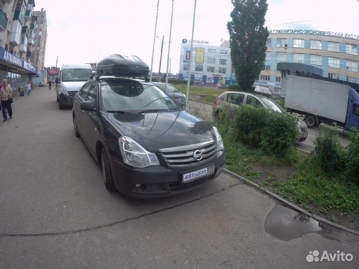 Бокс на крышу Nissan Almera G11 (2013)