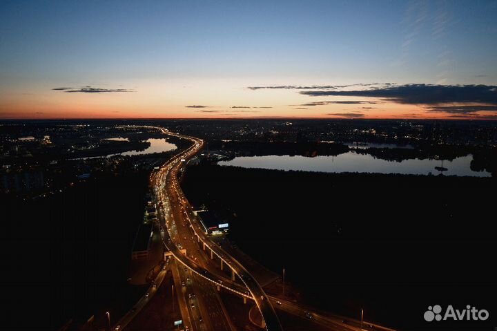 Полет на самолете над Нижним Новгородом, свидание