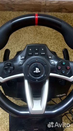 Игровой руль с педалями