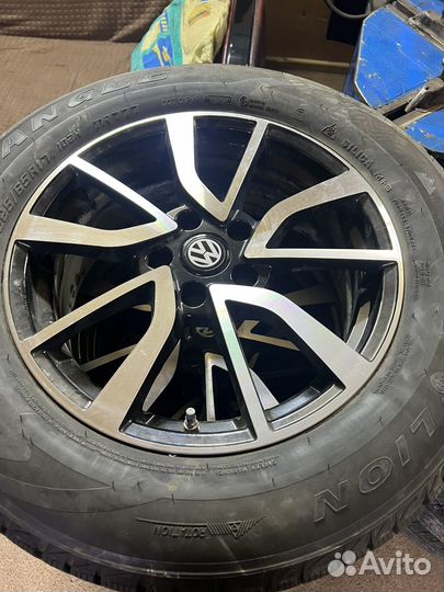 Диски с резиной на volkswagen тигуан r17