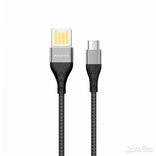 Кабель Borofone BU11 Tasteful Micro USB - Black (1
