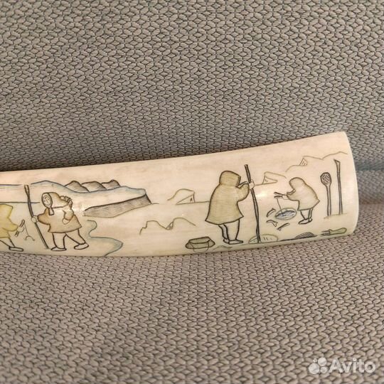 Клык моржа (имитация) Уэлен86