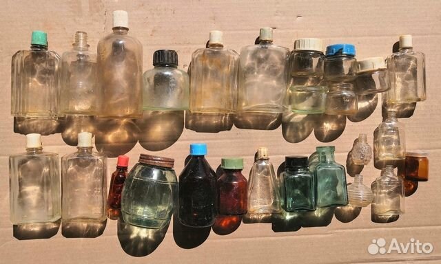 Флаконы от одеколона, медицина, духи, другое. СССР