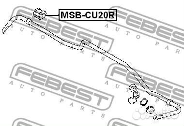 Втулка заднего стабилизатора