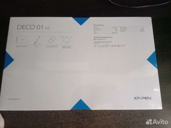 Графический планшет XPPen Deco 01 V2