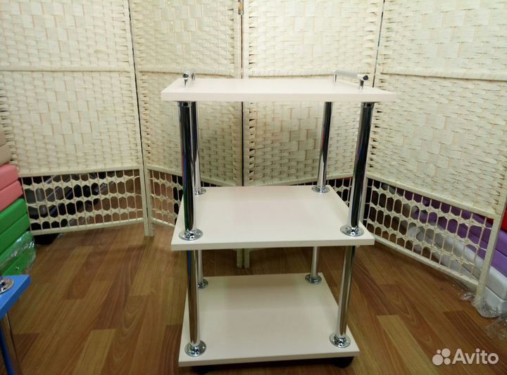 Столик этажерка тележка косметолога