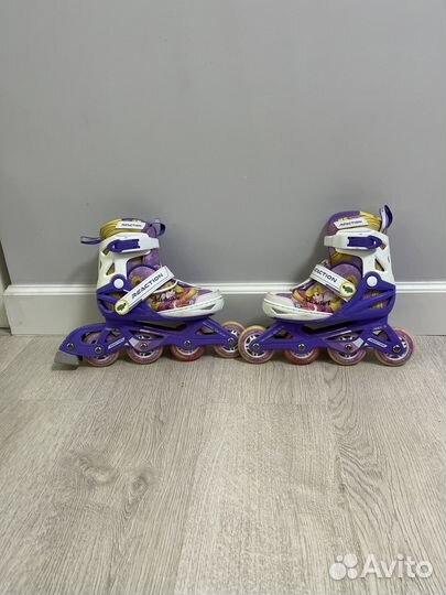 Роликовые коньки и сумка Disney Рапунцель