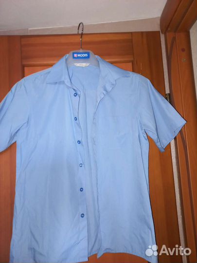 Школьная рубашка с коротким рукавом для мальчика