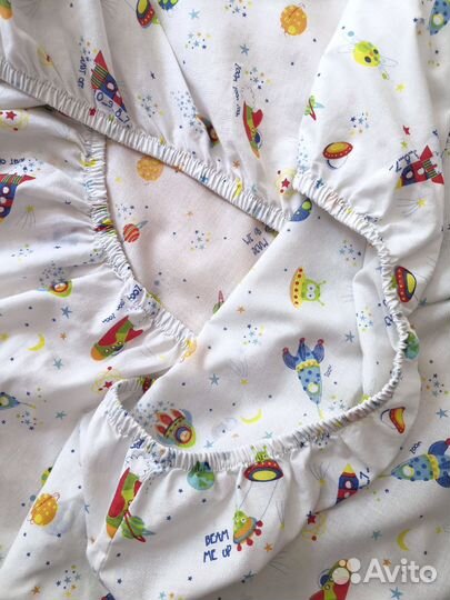 Простынь детская на резинке 60х120 Англия