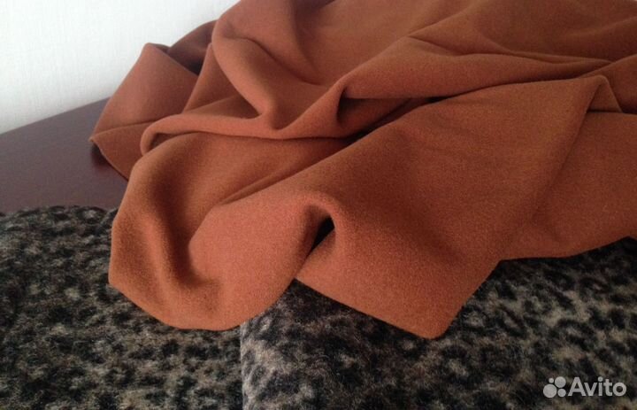 Ткань драп коричневый шерсть 2,33 х 1,40 (м) отрез