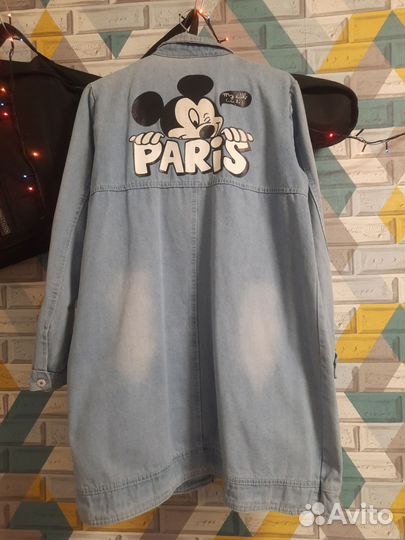 Джинсовая куртка женская 48-50р