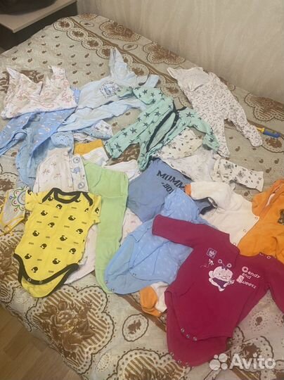 Детские вещи пакетом от 0 до года