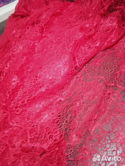 Ткань гипюр Шантильи