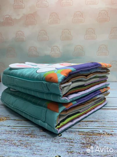 Хлопковая 3D книга «мой день»