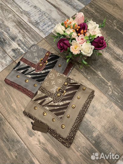 Платок шелковый Louis Vuitton 2 цвета новый