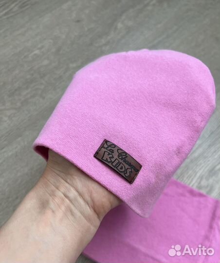 Шапка и снуд для девочки осень, 48-50 (2-3 года)