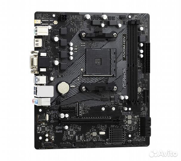 Материнская плата Asrock A520M-HDV Soc-AM4 AMD A52