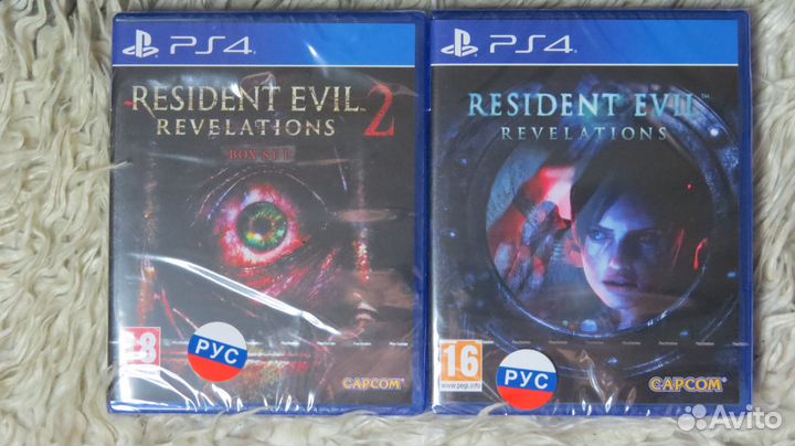 Resident Evil. Revelations 1/2 части PS4/PS5 новые