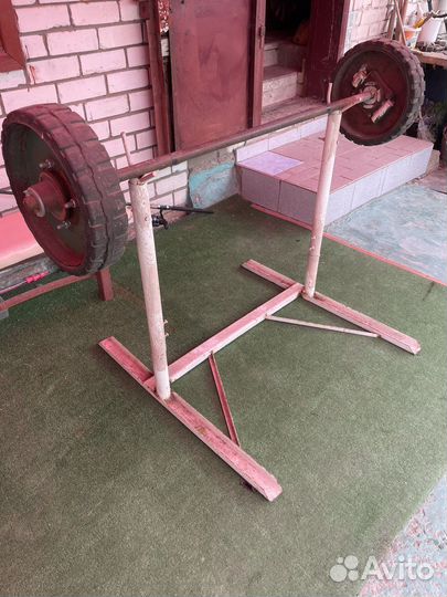 Стойка для штанги бу со штангой