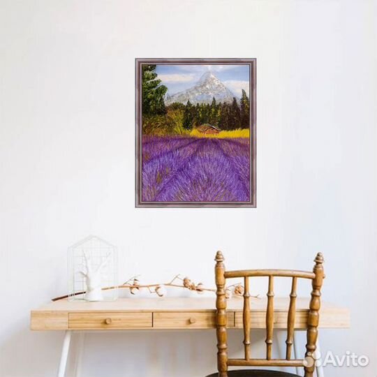 Картина маслом на холсте горный пейзаж